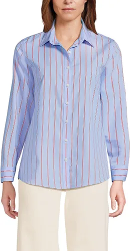 Vista 17 de Lands' End - Camisa de manga larga de cordón Pinwale para mujer