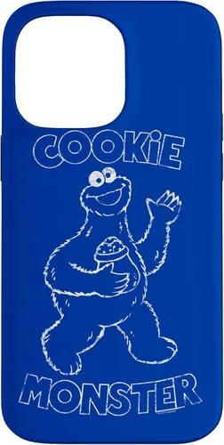 Vista 21 de Funda simple para iPhone 16 Sesame Street Cookie Monster