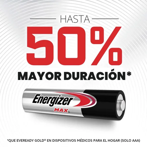 Vista 2 de Energizer MAX - Baterías AAA (paquete de 20), pilas alcalinas triple A