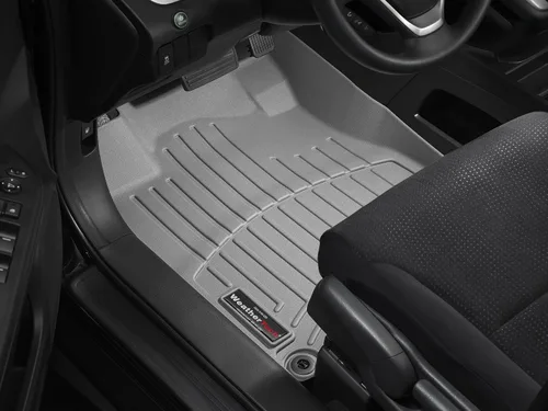 Vista 2 de WeatherTech Revestimiento de suelo personalizado para Mazda CX-9, juego completo (44972-1-2-3), negro