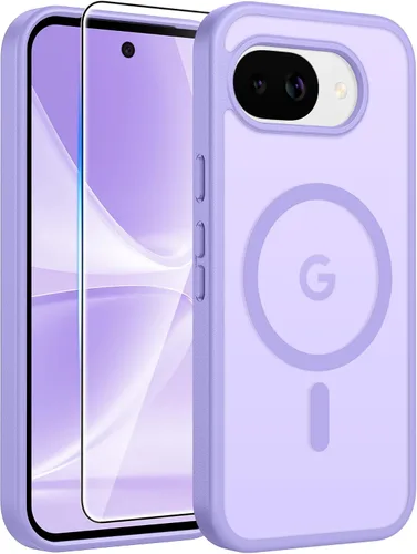 Vista 196 de FNTCASE - Funda para iPhone 16 Pro: magnética, mate, translúcida, de grado militar, protectora contra caídas, resistente, fina, duradera y a prueba