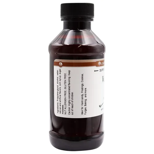 Vista 2 de LorAnn Walnut SS Flavor (formalmente nogal negro), botella de 4 onzas