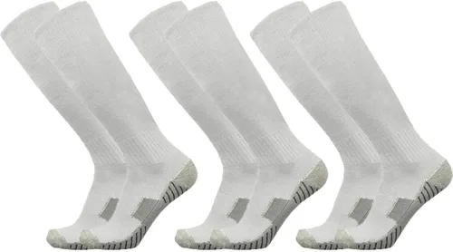 Vista 7 de Calcetines de béisbol 3 pares para niños, jóvenes y adultos (4 a 20 años) calcetines deportivos de equipo, calcetines de fútbol atléticos