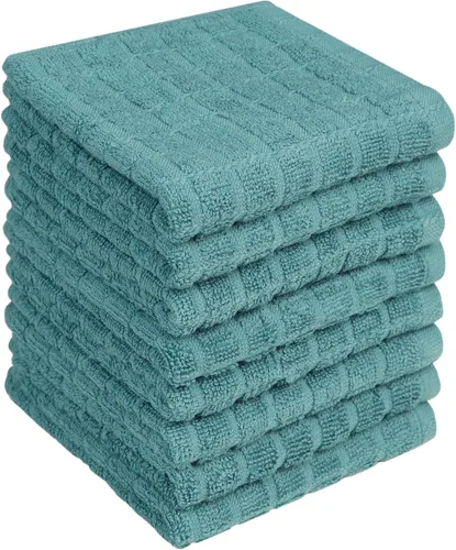 Vista 35 de Bumble - Toallas de cocina y paños de cocina (8 unidades) Toallas de cocina 100% algodón 12 x 12 pulgadas 405 GSM Trapos suaves, altamente