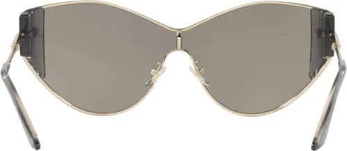Vista 4 de Versace Woman Sunglasses Pale Gold Frame Light Grey Mirror Silver Lenses 0MM