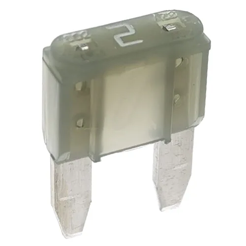 Vista 2 de 20 piezas de mini fusible de hoja y 1 extractor de fusibles 2A 32V golpe rápido para fusibles de repuesto para automóvil/RV/camión/motocicleta/barco