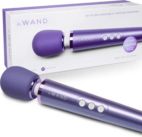Vista 9 de Le Wand - Masajeador personal pequeño para mujeres y hombres - Masajeador de varita vibratoria con 10 velocidades ruidosas y 6 patrones de vibración