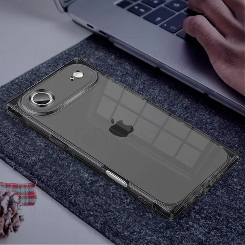 Vista 6 de Funda Tzomsze Compatible con iPhone Air Clear Funda, Protección de Cámara, Esquinas Reforzadas TPU Delgada Resistente a Golpes Funda Protectora