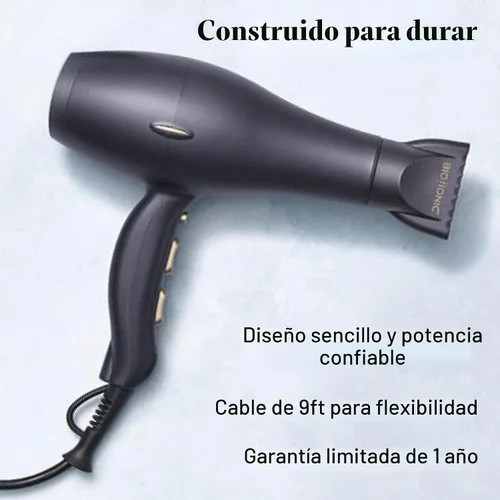 Vista 8 de Bio Ionic secador de goldpro