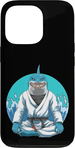Vista 10 de Funda para iPhone 16 Jiu Jitsu Shark