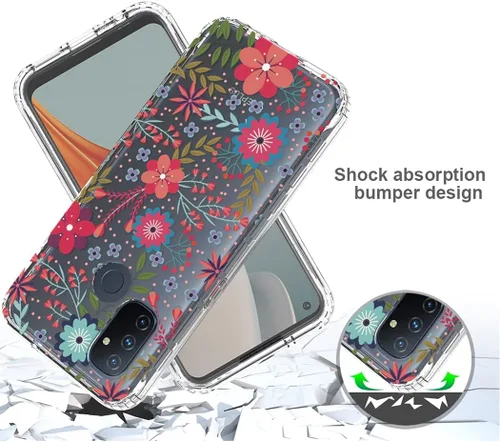Vista 7 de Funda para Oneplus N10, Oneplus N10 5G para niñas, cuerpo completo, a prueba de golpes, transparente, suave, flexible, TPU, funda protectora