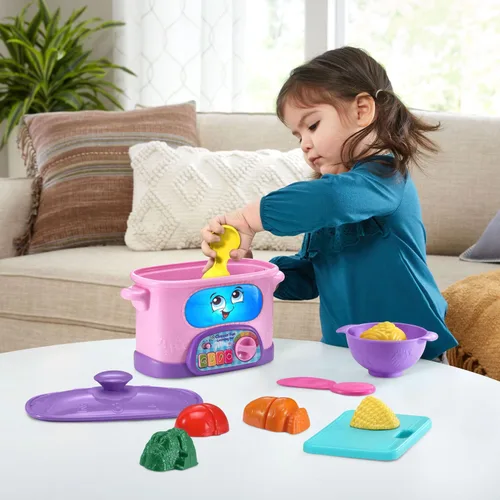 Vista 5 de LeapFrog Choppin' Fun - Olla de aprendizaje, color rosa