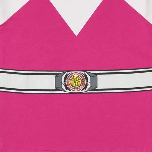 Vista 4 de INTIMO Power Rangers - Conjunto de pijama para niño, diseño clásico de Red Ranger