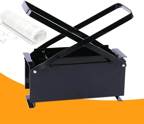 Vista 8 de Máquina de briquetas de periódico, máquina de briquetas de ladrillo, troncos de papel de alta resistencia, máquina de ladrillos de prensa de acero