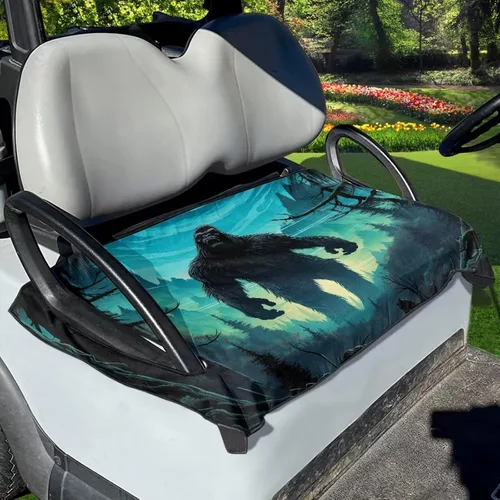Vista 22 de Fundas de asiento de carrito de golf, lavables para carrito de golf, manta de toalla para carrito de golf, club, coche, fácil de instalar, funda
