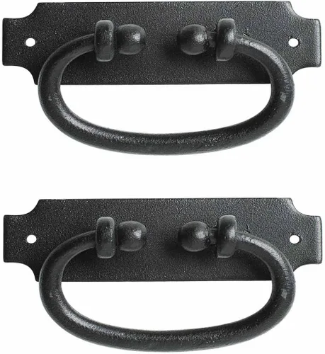Vista 89 de Renovators Supply Manufacturing Manijas de Gabinete de 3 pulgadas de Hierro Forjado Negro Tiradores de Cajón Manijas Antiguas de Gabinete de Cocina