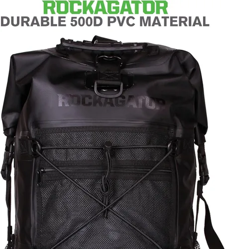 Vista 4 de Mochila impermeable Kanarra de 90L de Rockagator para acampada, senderismo, caza - Gran capacidad, cierre enrollable