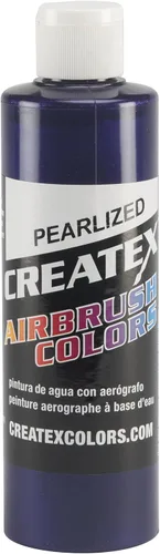 Vista 13 de Createx Pintura de colores para aerógrafo, 8 onzas, azul eléctrico iridiscente