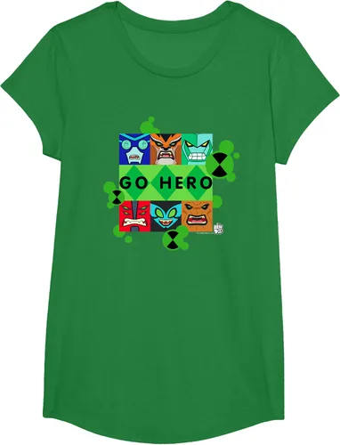 Vista 42 de Ben 10 Go Hero - Camiseta, Azul / Patchwork, S