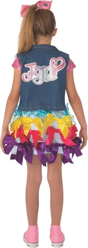 Vista 2 de Rubies 641379_S JoJo Siwa - Vestido con lazo para disfraz pequeño
