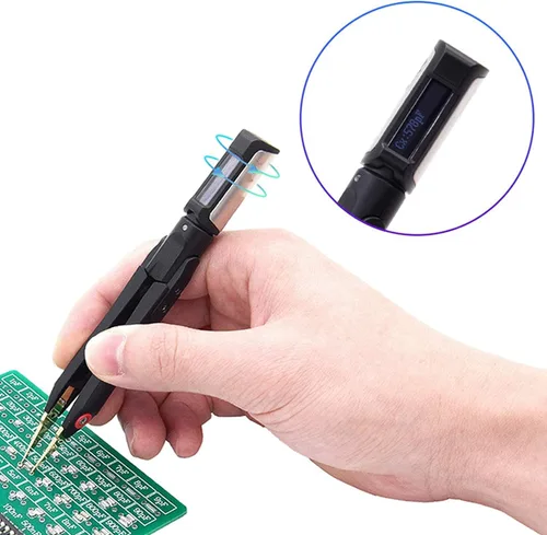 Vista 3 de Eujgoov Mini pinzas digitales inteligentes DT71 que emiten una variedad de señales de forma de onda para varios escenarios de uso
