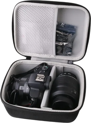 Vista 5 de WAIYUCN Estuche rígido de transporte compatible con Canon EOS M50/EOS M50 Mark II Kit de cámara de vlogging sin espejo