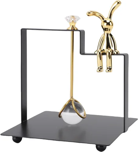 Vista 4 de Focket Napkin Holder, Thick Iron Decor Napkin Dispenser with Square Base for Kitchen Bar Restaurant Bathroom Table (Black)