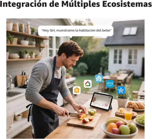 Vista 8 de Aqara G100, cámara de seguridad para interiores y exteriores 2K, video seguro HomeKit, audio de 2 vías, visión nocturna de color y infrarrojos, Negro