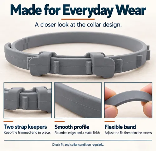 Vista 4 de Collar antipulgas y garrapatas para perro y gato (26.33 pulgadas, 1 paquete)