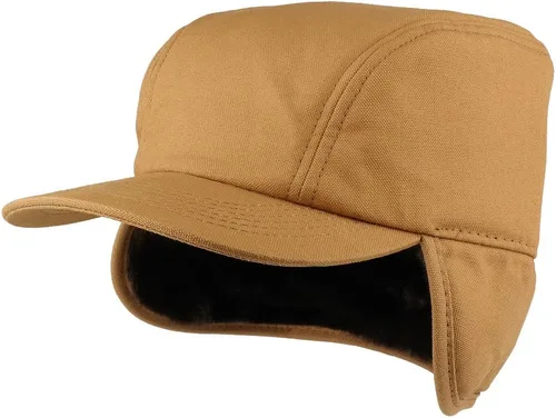 Vista 4 de Duck Work - Gorra de invierno de algodón superior con orejeras para hombre