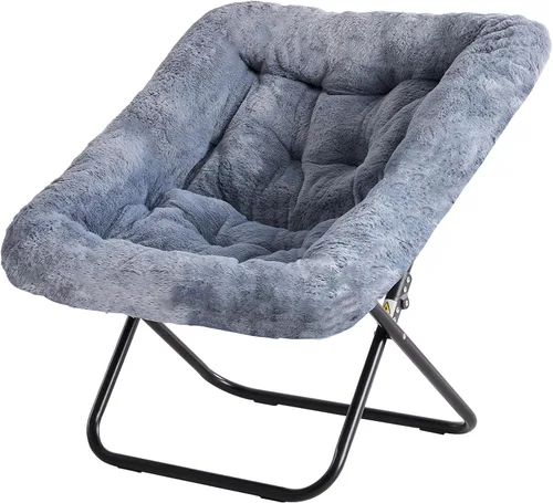 Vista 13 de Silla de suelo ajustable con espuma viscoelástica, silla plegable para juegos con soporte para la espalda, cama reclinable acolchada, tumbona