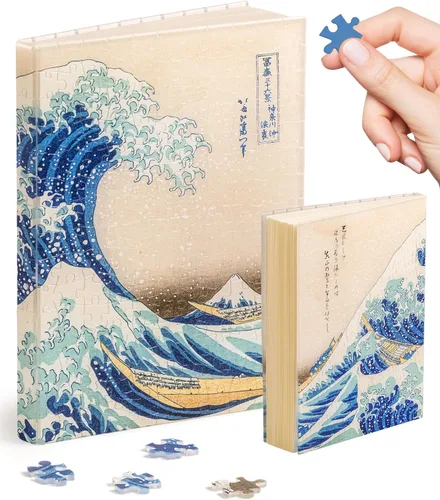 Vista 15 de PieceRelax Diario de rompecabezas 3D A5 para adultos, cubierta de plástico para libro de rompecabezas de 300 piezas (incluye cuaderno), Alphonse
