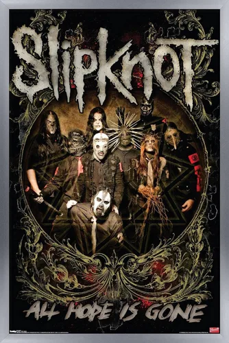 Vista 12 de Trends International Slipknot - Póster de pared de Hope Is Gone, 14.725 x 22.375 pulgadas, versión enmarcada de madera de granero
