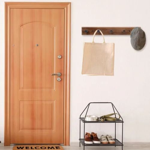 Vista 6 de Percha de madera para sombreros, perchero de baño, ganchos de madera para colgar abrigos, toallas, bolsos, batas