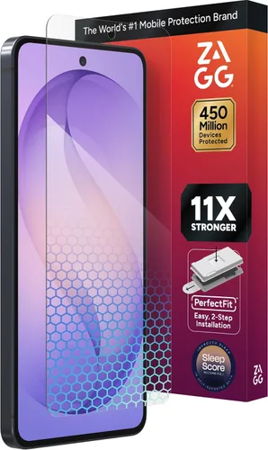 Vista 11 de ZAGG Glass XTR3 - Protector de pantalla para Samsung Galaxy Z Flip7 FE/ Flip6 (solo pantalla frontal), vidrio reciclado, más avanzado