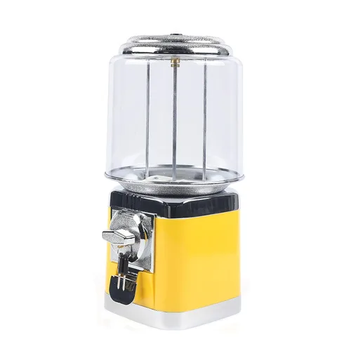 Vista 3 de Máquina expendedora de dulces para dispensador automático de dulces pequeños para el hogar o la máquina expendedora comercial (amarillo)
