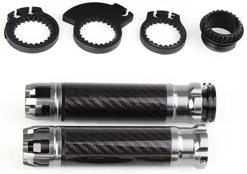 Vista 2 de Motocicleta 2020 CNC Aluminio 7/8 "Manija de motocicleta Agarres Barra de Manillar Moto Agarre para Yamaha MT09 MT10 Mt 07 09 10 Mt-07mt-09 Mt-10