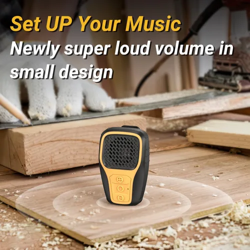 Vista 9 de INGA Altavoz Bluetooth portátil, altavoces mini impermeables con clip IP67, compatible con Siri y Google Assistant, altavoz con clip inalámbrico