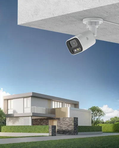 Vista 9 de Cámara de seguridad complementaria PoE de 5 MP, detección de humanos y vehículos Detección de humanos y vehículos, visión nocturna a todo