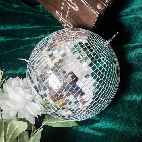 Vista 12 de Efavormart - 6 espejos de cristal de oro rosa de 2 pulgadas, decoración de fiesta de discoteca para bodas, eventos, fiestas de cumpleaños