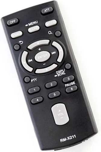Vista 3 de RM-X211 Control remoto de repuesto para estéreo de coche Sony CDX-GS500R CDX-GT40U CDX-GT40UW CDX-GT45U CDX-GT66UPW CDX-GT56UI CXS-GT5616F