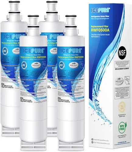 Vista 11 de ICEPURE Alkaline 4396508 Filtro de agua para refrigerador de reemplazo para EDR5RXD1, EveryDrop Filtro 5, Whirlpool 4396510, 4392857, 4396547, 9085
