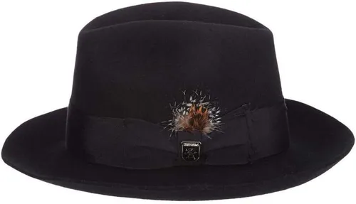 Vista 4 de STACY ADAMS Fedora de fieltro para hombre