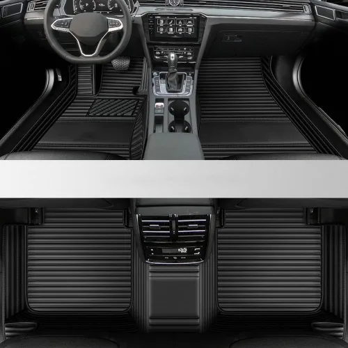 Vista 22 de Alfombrillas de cuero de lujo personalizadas para todo tipo de clima, para el 99 % de los sedán, SUV, automóvil deportivo, para hombres y mujeres