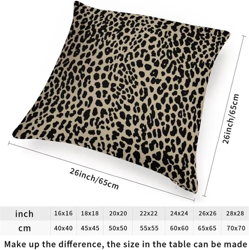 Vista 57 de Funda de cojín decorativa con estampado de guepardo verde peridoto para sofá, funda de almohada verde crema con estampado de leopardo con A-16