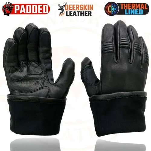 Vista 8 de Milwaukee MG7505 - Guantes de piel para hombre, color negro G039-NEGRO