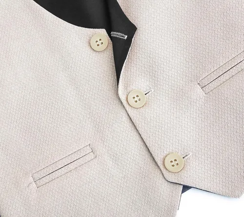 Vista 6 de Lilax Traje formal para niños de 4 piezas, chaleco, pantalones y corbata