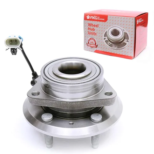 Vista 25 de FKG 513253 Conjunto de buje de cojinete de rueda delantera para A3 TT (Quattro), VW Tiguan Passat Jetta Golf CC EOS Beetle, brida de 4 pernos