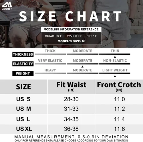 Vista 5 de AIMPACT Pantalones cortos de entrenamiento deportivo para hombre, pantalones cortos casuales de 5 pulgadas para hombre