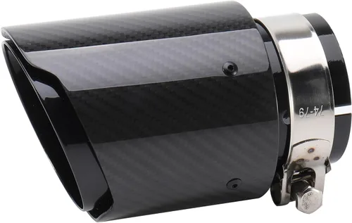 Vista 9 de Punta de escape de 2.25 a 3.5 pulgadas de fibra de carbono 2.25 entrada 3.5 salida de la punta de escape